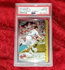 CAL RIPKEN JR 1995 SCORE HALL OF GOLD SAMPLE #HG6 FOIL ORIOLES PSA 10 🔥POP 2