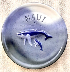 K&S HAWAII CREATIONS BUCKELWAL TELLER HANDGEFERTIGT IN MAUI WANDDEKO - Bild 1 von 4