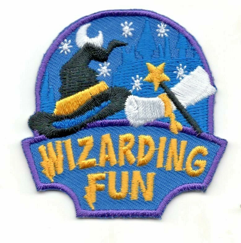 WIZARDING FUN Iron On Patch Actors Wizard Show Magic - Image 1 of 1