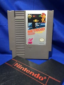 METROID NES NINTENDO TESTED WORKS CARTRIDGE AND SLEEVE - Picture 1 of 4
