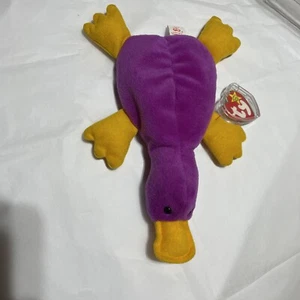 Patti the Platypus Beanie baby with EXTREMELY RARE errors! 1st edition PVC - Picture 1 of 4