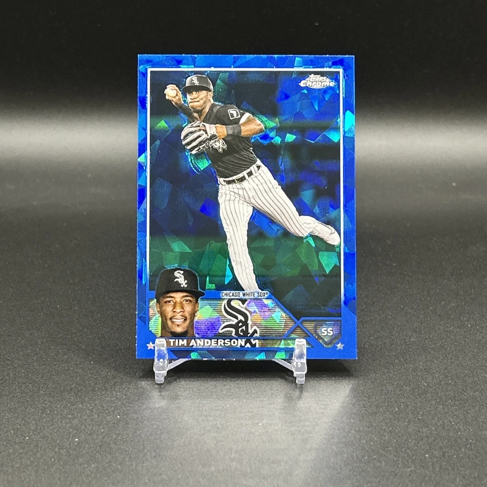 2023 Topps Chrome Sapphire Tim Anderson #282 Chicago White Sox - Image 1 of 2