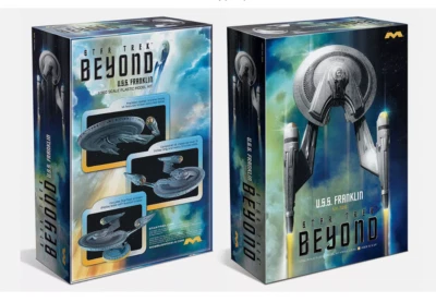 MOEBIUS 1/350 STAR TREK USS FRANKLIN NX-326 STAR TREK BEYOND MODEL KIT # 975 F/S - Image 1 of 4