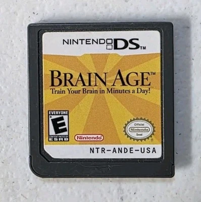 Brain Age: Train Your Brain in Minutes a Day (Nintendo DS, 2006) CIB - Tested - Image 1 of 3