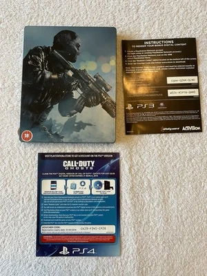 Call of Duty Ghosts PS3 PlayStation 3 Hardened Edition Steelbook - Free Post! - Image 1 of 4