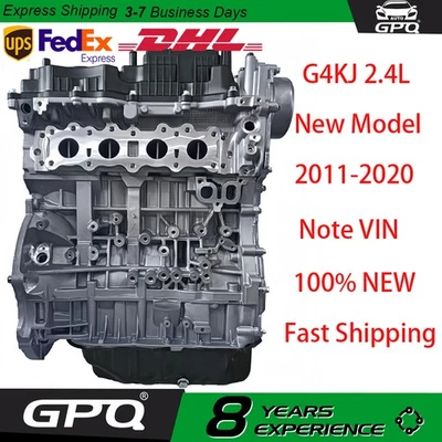 Long Block Engine Assembly For 2011-2020 Hyundai Santa Fe Kia G4KJ 2.4 New Model - Image 1 of 4