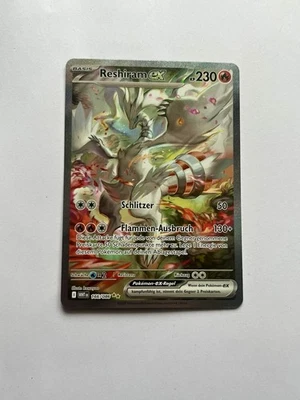 Reshiram EX Special Illustration Rare Weiße Flammen 166/086 NM - Bild 1 von 3
