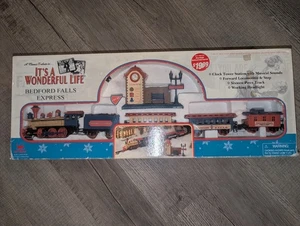 New Bright It’s A Wonderful Life Bedford Falls Express Train 2002 Christmas - Picture 1 of 8