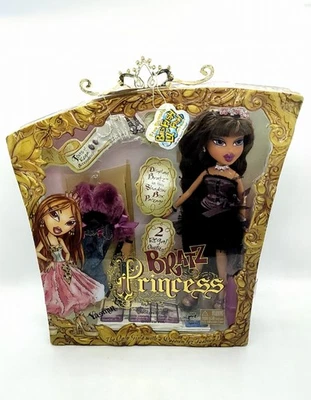 Muñeca de moda Bratz princesa Yasmin sellada tiene tiara corona caja mango MGA 2006 Foto 1 de 4