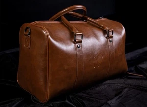Bolso de fin de semana de cuero NV Holders - Imagen 1 de 9