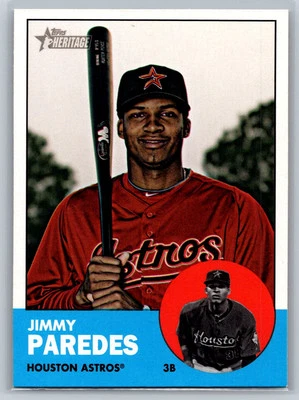 2012 Topps Heritage #45 Jimmy Paredes ASTROS - Image 1 of 2