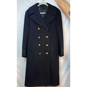 Wm. H. Bellis Co. Size Small Wool Naval Issue Long Sleeve Full Length Pea Coat - Picture 1 of 9