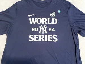 NY YANKEES SHIRT NIKE DRI-FIT XL WORLD SERIES MLB BASEBALL NEW YORK - Picture 1 of 6