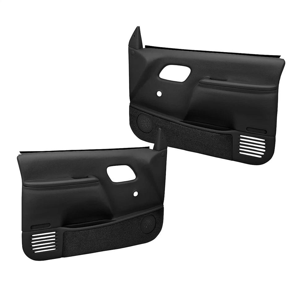 18-59N-BLK Coverlay Door Trim Panels Set of 2 Front Driver & Passenger Side Pair Foto 1 de 4