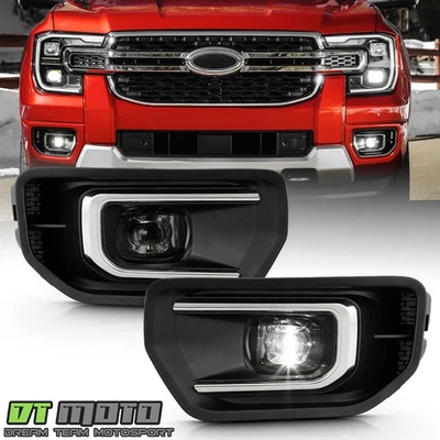Luces antiniebla LED para parachoques Ford Ranger 2024-2025 luces de conducción con juego de pares de interruptores Foto 1 de 4