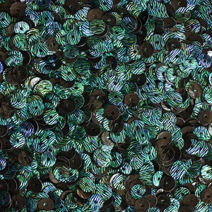 5mm Flat Round Loose SEQUIN PAILLETTE ~ Van Gogh STARRY NIGHT Blue Green Premium - Picture 1 of 1
