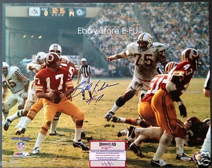 BILLY KILMER FIRMADO 16X20 Auto SB VII Redskins V.S. Dolphins Photo Holo + certificado de autenticidad - Imagen 1 de 4