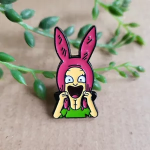 Bobs Burgers Enamel Pin Badge - Louise Belcher Metal Enamel Pin Gift - Picture 1 of 1