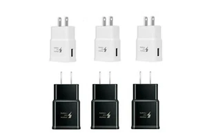 3x ADATTATORE CARICATORE DA PARETE RICARICA RAPIDA ADATTIVO PER SAMSUNG NOTE 8 9 10 S7 S8 S9 - Foto 1 di 4