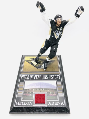 Sidney Crosby Pittsburgh Penguins Action Figure Authentic Mellon Arena SEAT COA Cover