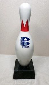 Bowling Trophy Full Size Bowling Pin on Base  - Picture 1 of 4