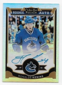15/16 O-PEE-CHEE PLATINUM ROOKIES RAINBOW AUTOGRAPH Ronalds Kenins #177 - Picture 1 of 1