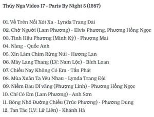 Nhac Trung Tam Thuy Nga DVD #5 Bluray - Picture 1 of 1