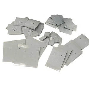 Pendiente Pin Exhibición Tarjetas Gris Flocado Paquete de 40 Tamaños Surtidos Hecho en EE. UU. - Imagen 1 de 1