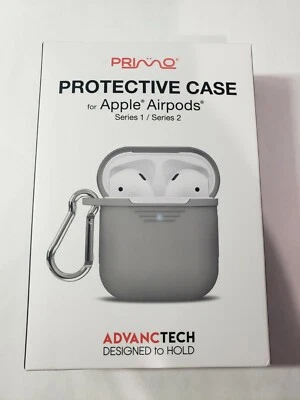 Gray Protective Case for Air Pods Series 1 or Series 2 Advanctech Primo - Image 1 of 2