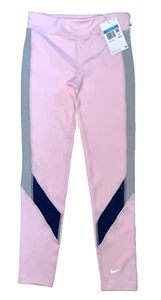 NIKE ONE/LUXE/PRO Girls Dri-Fit Leggings Full Length, Mid or High-Rise; Size S-L - Picture 1 of 12