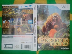 Cabela's Dangerous Hunts 2009 Nintendo Wii nur Cover Art - Bild 1 von 1