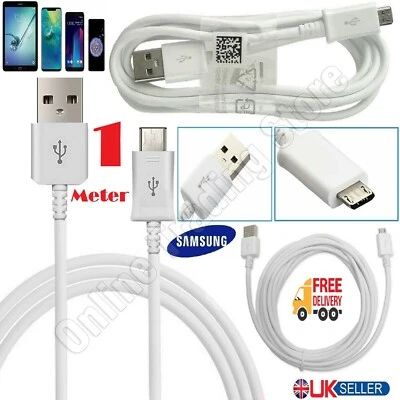 Official USB Cable Lead Sync Charger For Samsung Galaxy Tab 3 Tablet 7,8.9"10.1 - Image 1 of 4