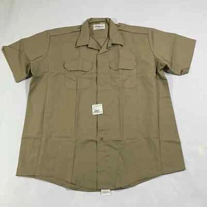 FLYING CROSS SHIRT CALIFORNIA APPROVED CLASS C CDCR  TDU CDC TAN RIPSTOP 2XL - Picture 1 of 4