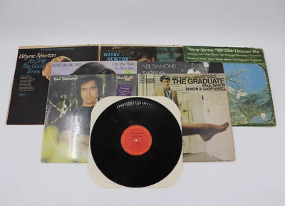 Various Artists Vinyl Record Antique Album Lot of 8 Neil Diamond, Wayne Newton+  - Image 1 of 4