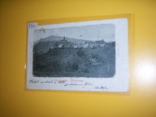 CARTOLINA ANTICA CASTIGNANO PANORAMA VIAGG CON FRANCOBOLLO