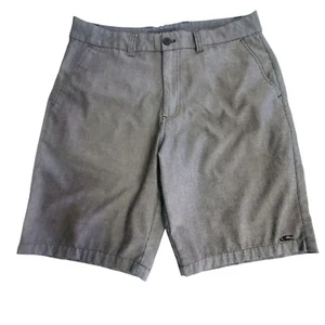 O'Neill Shorts Mens Size 34 Blue/Gray Hybrid Board Shorts Flat Front - Picture 1 of 9