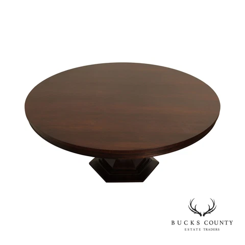 Hickory White Mahogany 72 Inch Round 'Paxton' Pedestal Dining Table Cover