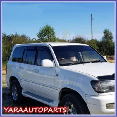 Weather shields Window Visors suitable for Landcruiser  100 Series 98-07 Tinted - Image 1 of 4