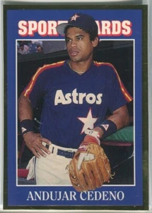 1992 Allan Kaye's Sports Cards News Magazine #63 Andújar Cedeño Houston Astros - Imagen 1 de 2