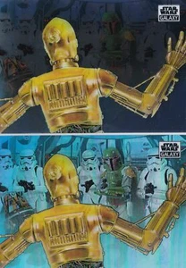 2021 Star Wars Chrome Galaxy Base & Refractor #71 C-3PO - Picture 1 of 1