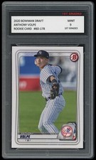 ANTHONY VOLPE 2020 BOWMAN DRAFT (Topps) 1ST GRADED 9 MLB ROOKIE CARD NY YANKEES
