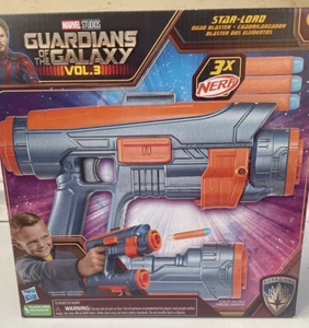 NERF Guardians of the Galaxy Vol. 3 Star Lord Quad Toy Blaster (NEW) - Picture 1 of 2