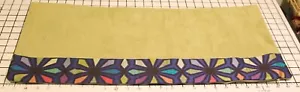 Lumbar Bolster Pillow Cover 26” X 11” Ultra suede green handmade zipper close - Picture 1 of 5