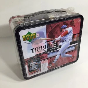 Upper Deck Tribute To Mark McGwire Lunch Box With Set Of 30 Cards Sealed - Picture 1 of 6