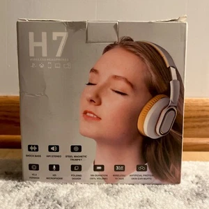 Auriculares Inalámbricos H7-Rock Blanco (Gris Claro) NUEVOS CAJA SIN ABRIR - Imagen 1 de 2