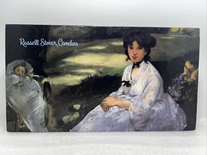 Manet vintage caja de chocolate Russell Stover reproducciones de bellas artes en el jardín - Imagen 1 de 12