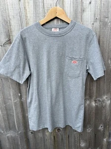 T-Shirt Armor Lux Logo Heritage Tasche grau Größe Small brandneu mit Etikett - Bild 1 von 9