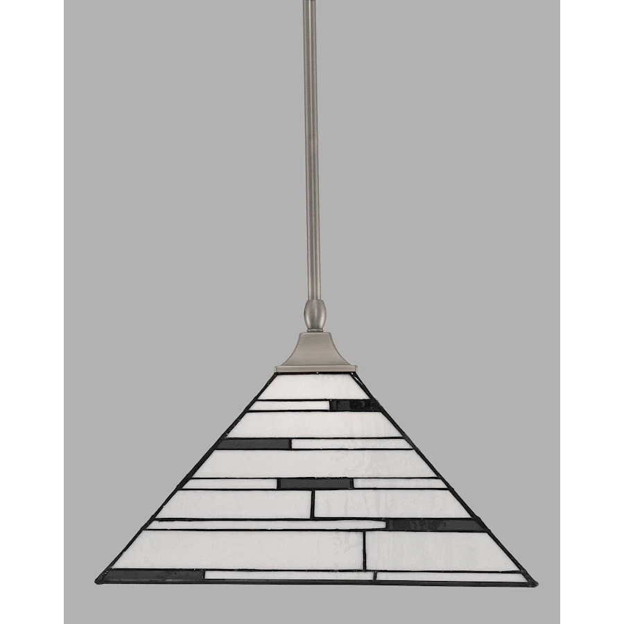 Подвесной кулон со стержнем Toltec, квадратный слесарь, никель, 14 дюймов черное дерево Tiffany — 13-BN-952 - Изображение 1 из 1