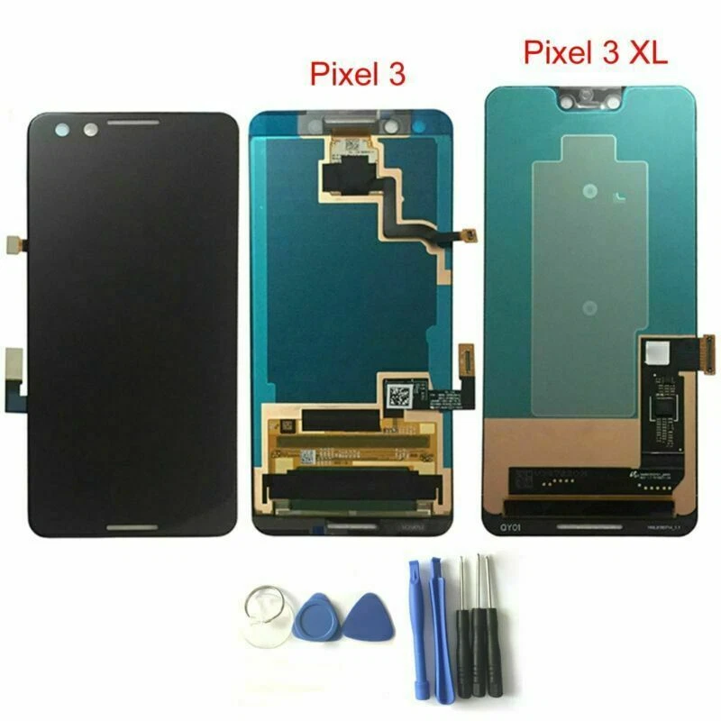 LCD Touch Screen Digitizer Replacement For Google Pixel 3 /Pixel 3 XL G013C 6.3" - Image 1 of 4