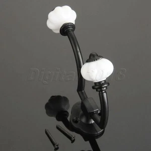 Wand Kleiderhaken Garderobe Hut Hänge Halter Aufhänger Keramik Knopf European Style - Bild 1 von 10